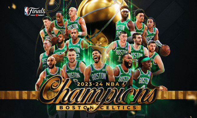 Boston ovládl celé finále a stal se tak, nejúspěšnější týmem historie NBA.